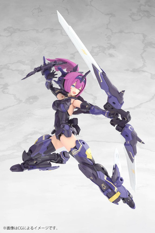 Megami Device Plastic Model Kit 1/1 Asra Archer Kizuna Shadow Edition Full Package 14 cm 3