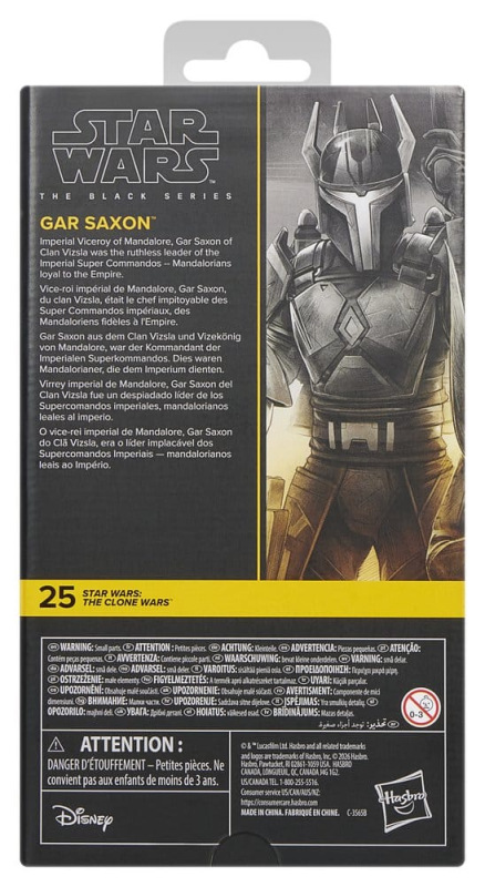 Star Wars: The Clone Wars Black Series Action Figure Gar Saxon 15 cm 3