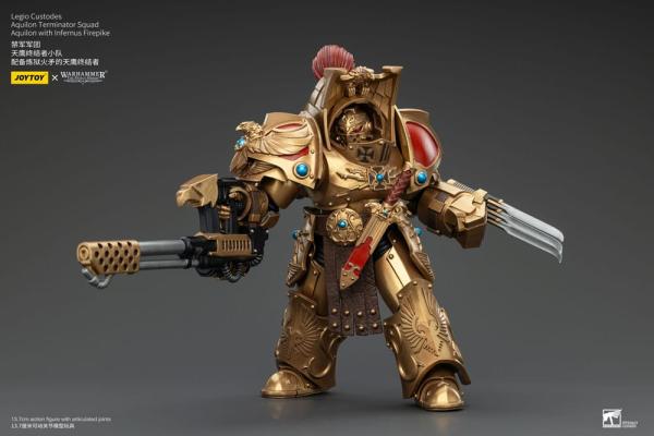 Warhammer The Horus Heresy Action Figure 1/18 Legio Custodes Aquilon Terminator Squad Aquilon with I 3