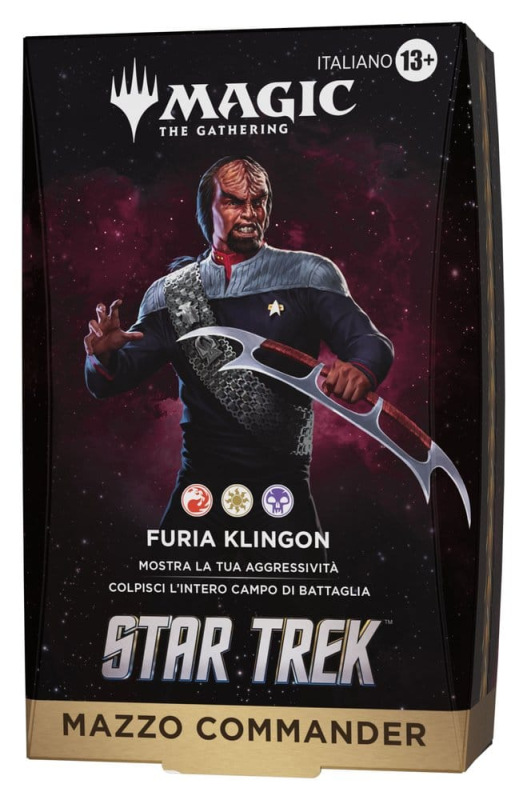 Magic the Gathering Star Trek Commander Decks Case (4) italian 3
