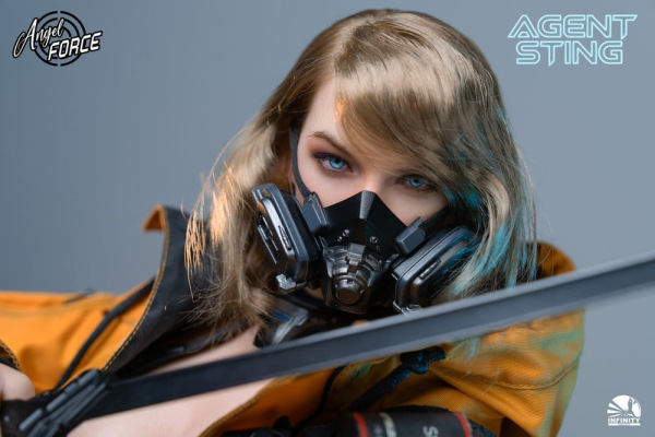 Angel Force Silicone Action Figure 1/3 Agent Sting 70 cm 5