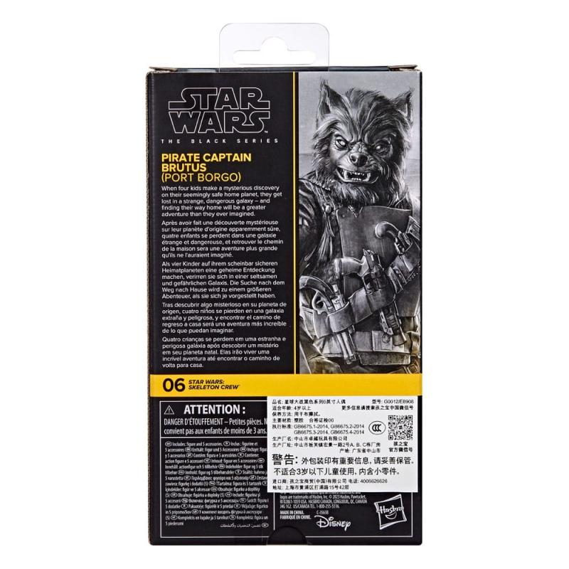 Star Wars: Skeleton Crew Black Series Action Figure Pirate Capitaine Brutus (Port Borgo) 15 cm 3