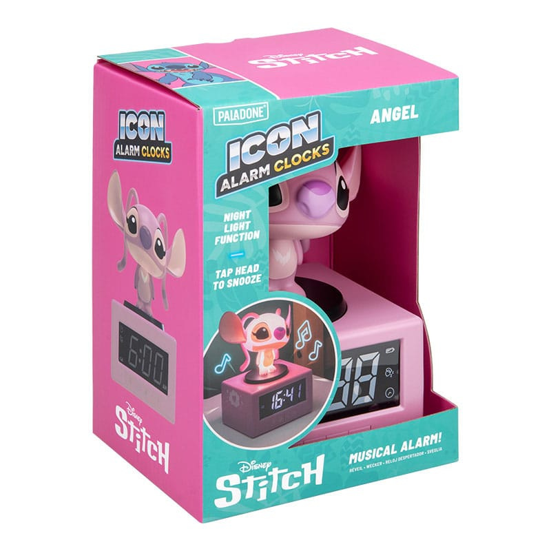 Lilo & Stitch Icon Alarm Clock Angel 12 cm 4