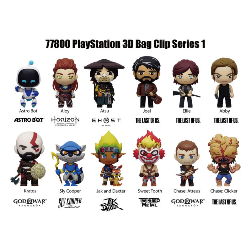 Playstation 3D Foam Bag Clips Series 1 Display (24) 2