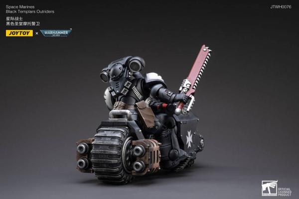 Warhammer 40k Vehicle 1/18 Black Templars Outrider Bike 22 cm 3