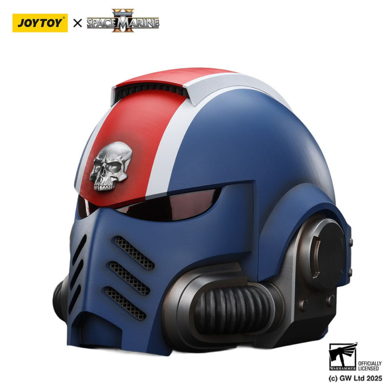 Warhammer 40,000: Space Marine 2 Replica Ultramarines Lieutenant Titus helmet 30 cm 6