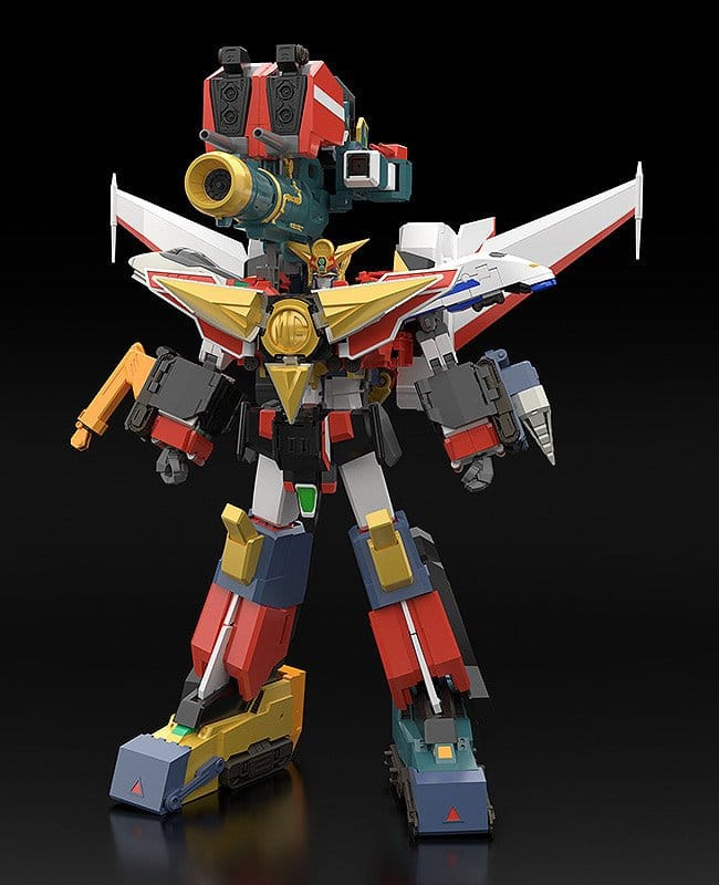 The Brave Express Might Gaine The Gattai Action Figure Might Gunner + Perfect Option Set 20 cm 7