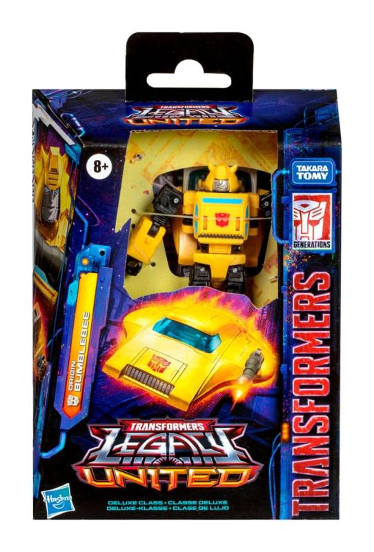 Transformers Generations Legacy United Deluxe Class Action Figure Origin Bumblebee 14 cm 14