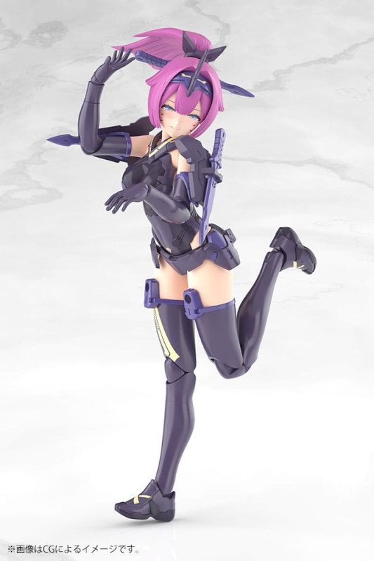 Megami Device Plastic Model Kit 1/1 Asra Archer Kizuna Shadow Edition Full Package 14 cm 13