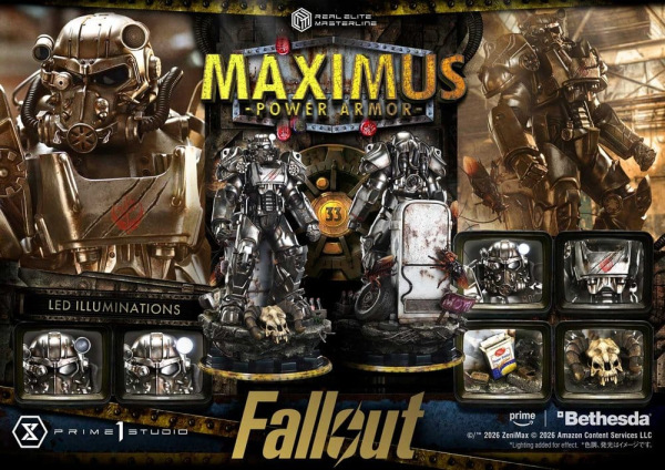 Fallout Real Elite Masterline Statue 1/4 Maximus Power Armor 67 cm 4
