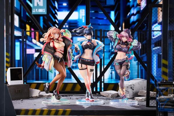 Gridman Universe PVC Statues 3-Pack 1/7 Rikka Takarada, Akane Shinjo, Yume Minami: Dreamy Divas Ver. 2