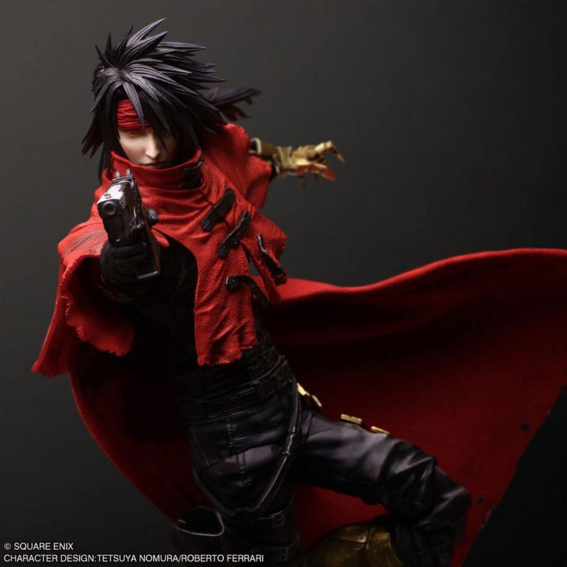 Final Fantasy VII Rebirth Play Arts Kai Action Figure Vincent Valentine 28 cm 3