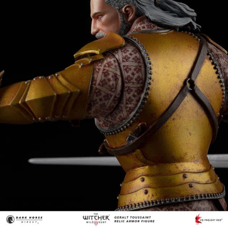 The Witcher 3 PVC Statue Geralt Toussaint Relic Armor 20 cm 2