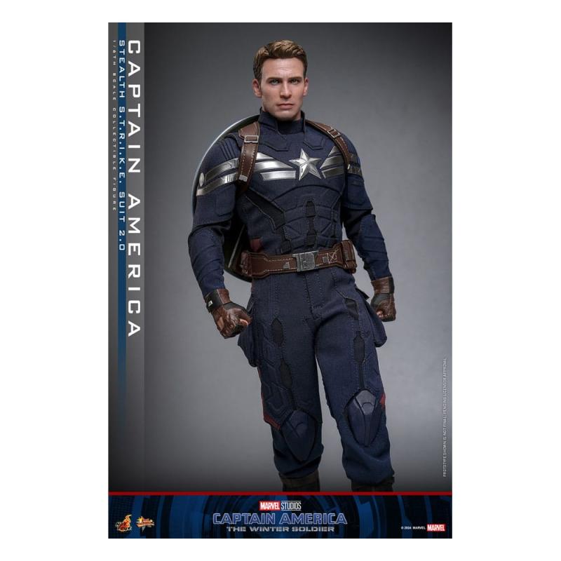 Captain America: The Winter Soldier Movie Masterpiece Action Figure 1/6 Captain America (Stealth S.T 9