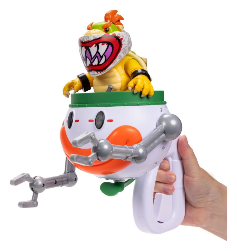 The Super Mario Galaxy Movie Action Figure Bowser Jr. with Clown Car 13 cm 8