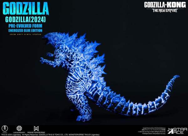 Godzilla vs. Kong: The New Empire Soft Vinyl Statue Godzilla (2024) Evolved Blue Edition 28 cm 10
