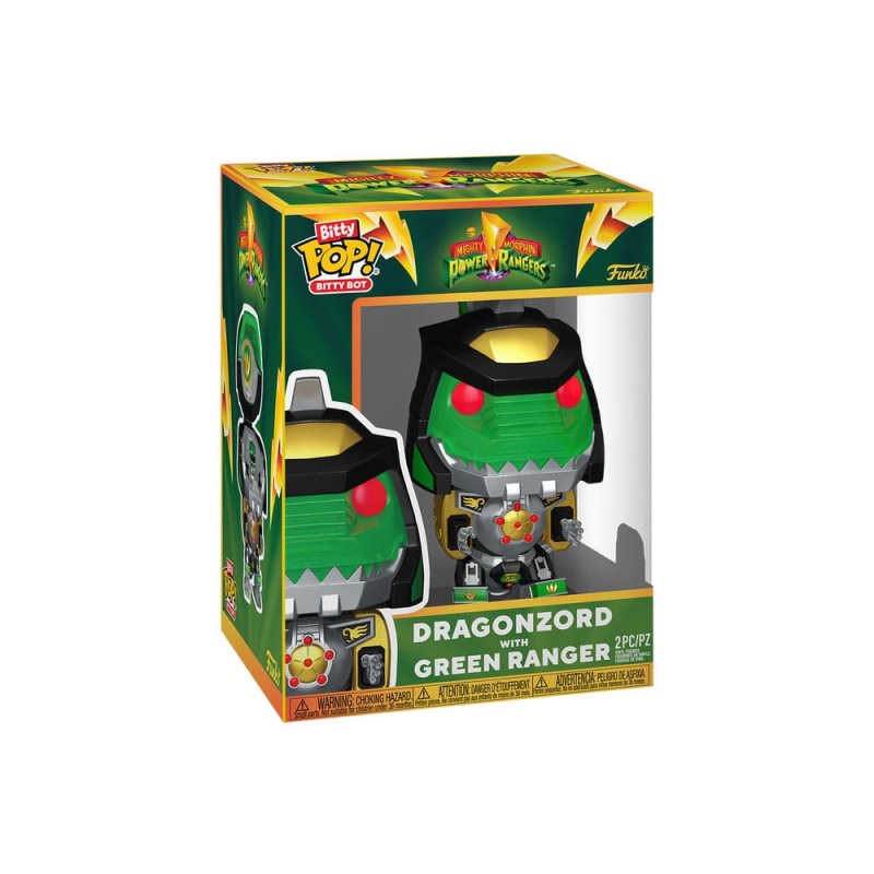 Hasbro Bitty POP! Bots Figure PR- Dragon Zord w/GR Ranger 11,7 cm 5