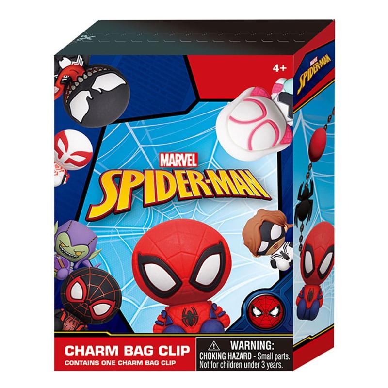 Spider-Man Charm 3D PVC Bag Clips Display (24)