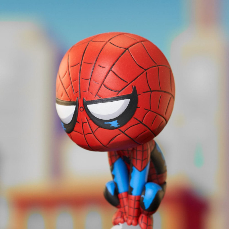 Marvel Animated Statue Spider-Man on Chimney 15 cm 7