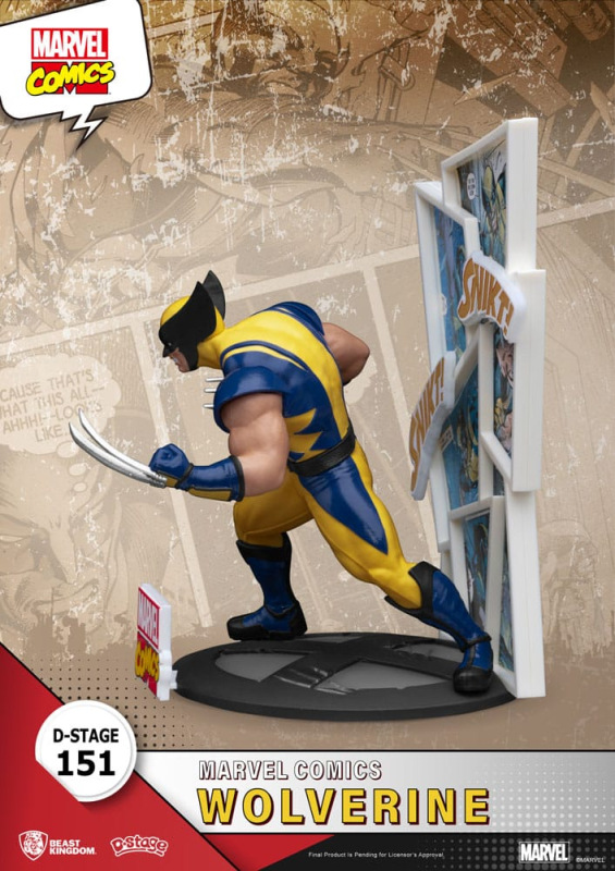 Marvel D-Stage PVC Diorama Wolverine 16 cm 2