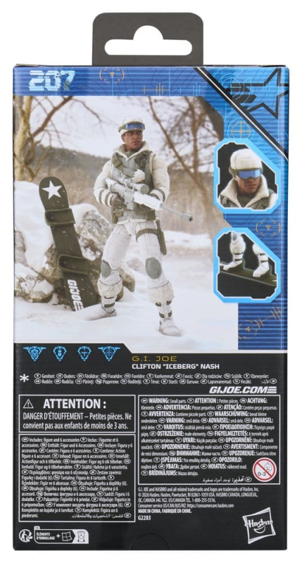 G.I. Joe Classified Series Action Figure #207 Clifton "Iceberg" Nash 15 cm 1