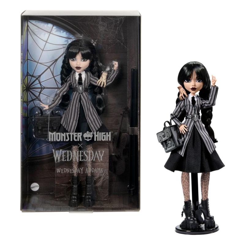 Monster High x Wednesday Doll Wednesday Addams 2