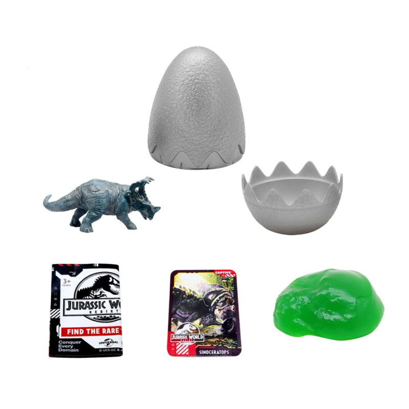 Jurassic World Rebirth Pop N Lock Breach Blind Box Captivz Build n Battle Dinos Display (12) 13