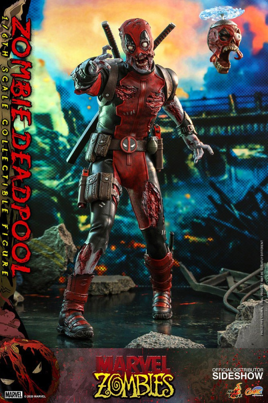Marvel Zombies Comic Masterpiece Action Figure 1/6 Zombie Deadpool 31 cm 2