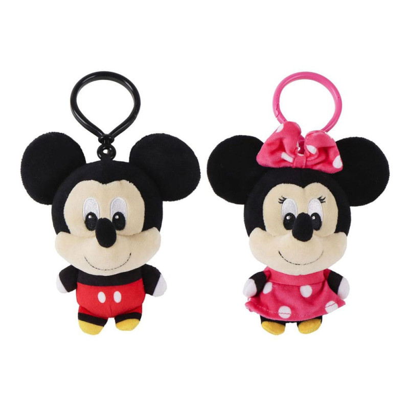 Disney Plush Keychains Minnie & Mickey 12 cm Assortment (24)