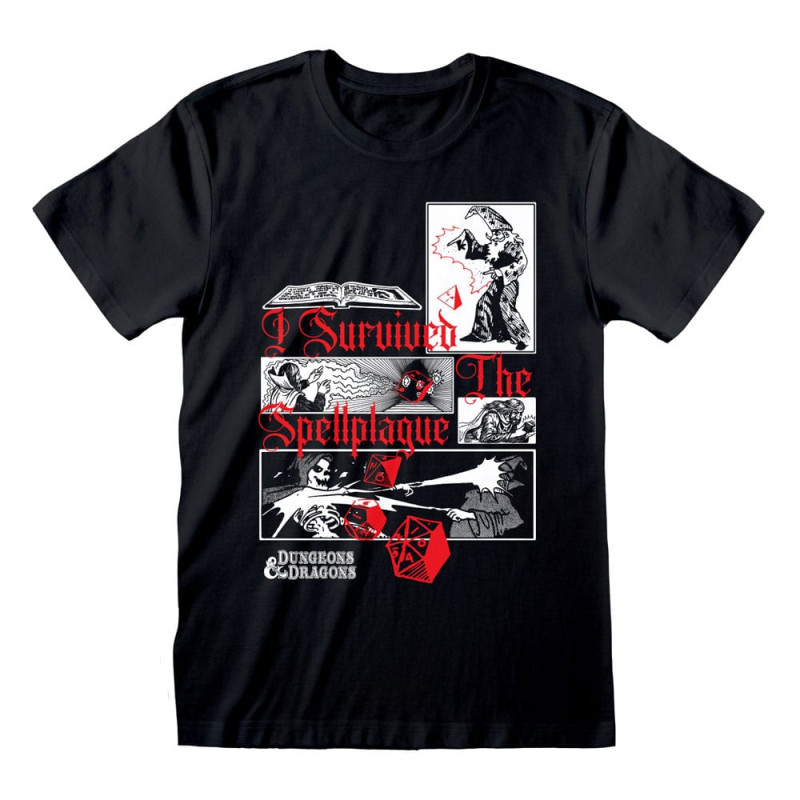 Dungeons & Dragons T-Shirt I Survived The Spellplague Size L
