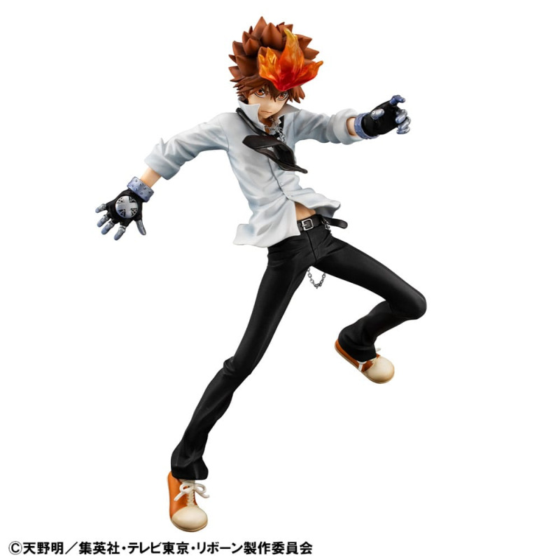 Katekyo Hitman Reborn! G.E.M. Series PVC Statue Tsunayoshi Sawada & Kyoya Hibari & Reborn Set 21 cm 7