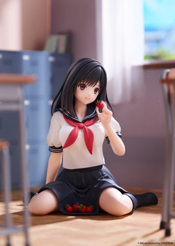 Strawberry 100% Desktop Cute PVC Figure Aya Tojo (School uniform Ver.) 13 cm 6