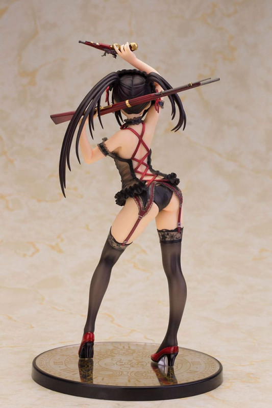 Date A Live Statue 1/7 Kurumi Tokisaki Lingerie Ver. Black 24 cm 1