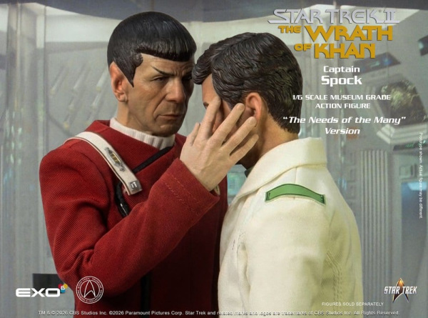 Star Trek: The Wrath of Khan Action Figure 1/6 Captain Spock Needs of the Many Version 30 cm 3