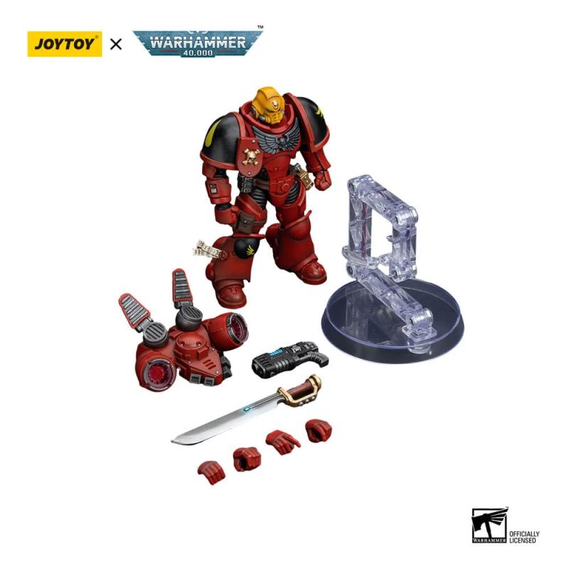 Warhammer The Horus Heresy Action Figure 1/18 Blood Angels Jump Pack Intercessors Sergeant With Plas