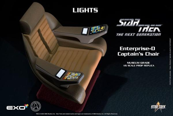 Star Trek: The Next Generation 1/6 Enterprise-D Captain's Chair 19 cm 8