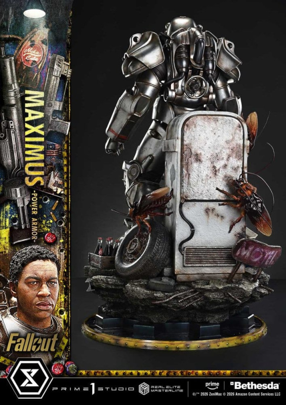 Fallout Real Elite Masterline Statue 1/4 Maximus Power Armor 67 cm 7