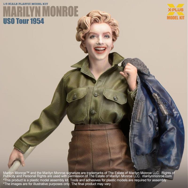 Marilyn Monroe Plastic Model Kit 1/8 USO Tour 1954 25 cm