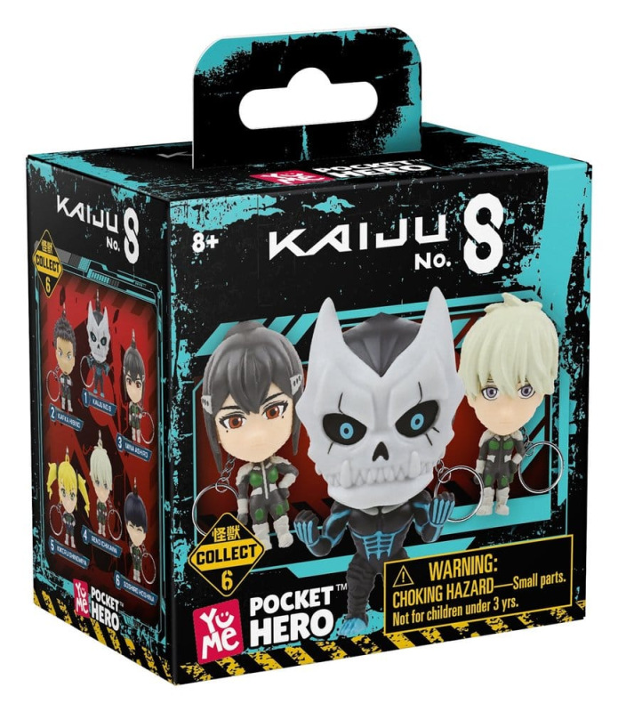 Kaiju No. 8 Pocket Hero Keychain Series 1 Blind Box Display (12) 2