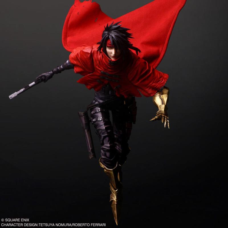 Final Fantasy VII Rebirth Play Arts Kai Action Figure Vincent Valentine 28 cm 5