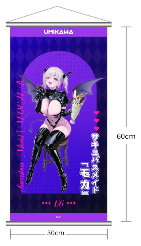 Original Character PVC Figure 1/6 Succubus Maid Moka Deluxe Edition 22 cm 1
