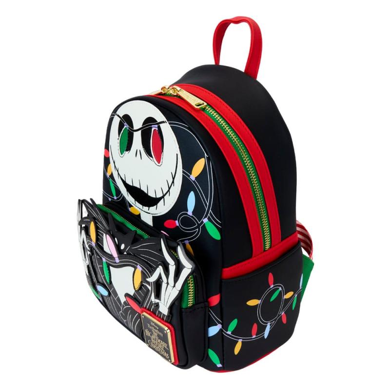 Nightmare before Christmas by Loungefly Mini Backpack Jack Light Up 3