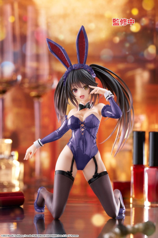 Date A Live V PVC Statue Desktop Cute Figure Kurumi Tokisaki Bunny Ver. Renewal 13 cm 2