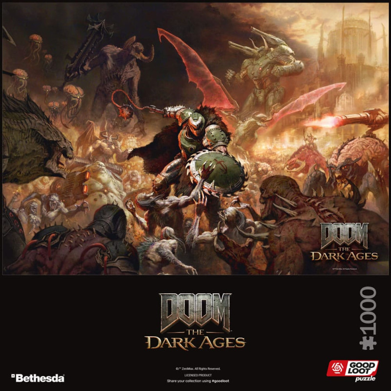 Doom The Dark Ages Puzzle Slayer's Rag (1000 pieces) 2