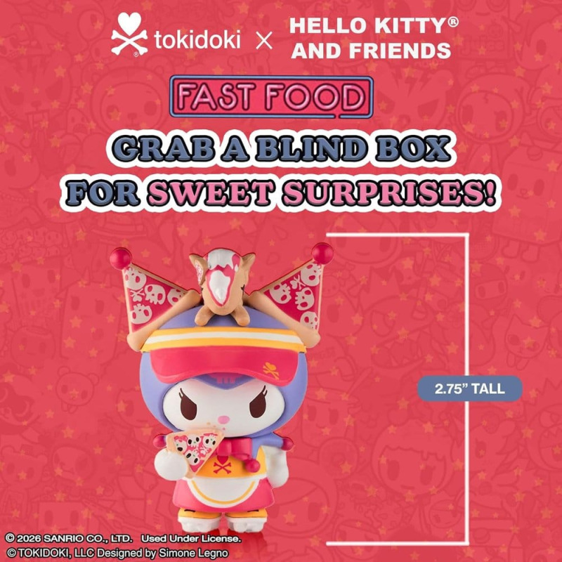 Hello Kitty & Friends Blind Box Figures Assortment Fast Food 7 cm (8) 3