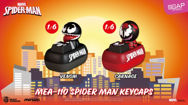 Spider Man Mini Egg Attack Blind Box Figures keycaps 5 cm Assortment (6) 4