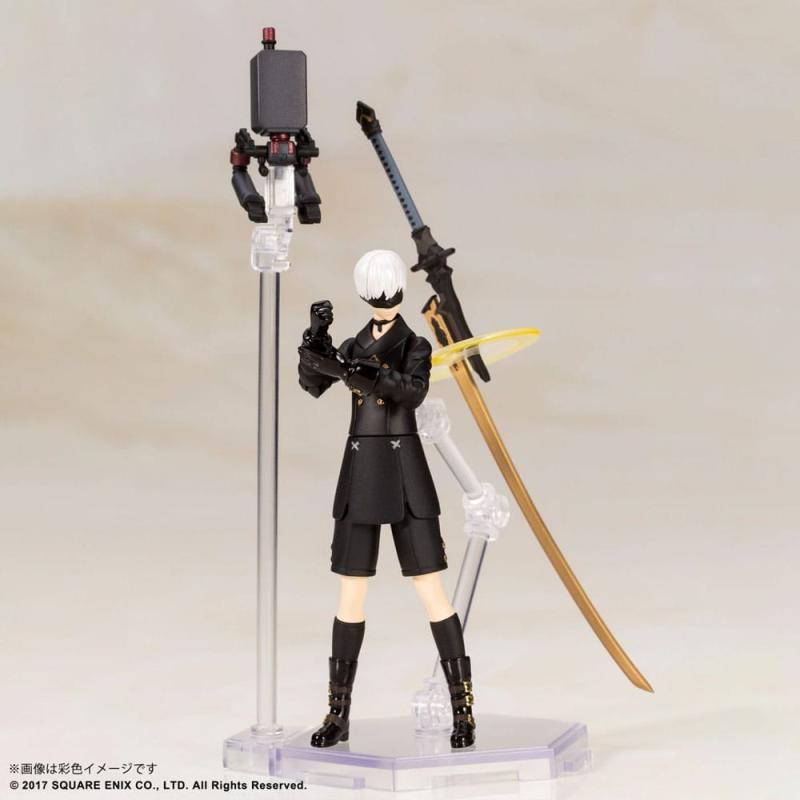 NieR Automata Action Figures Plastic Model Kit 2B & 9S 7 cm