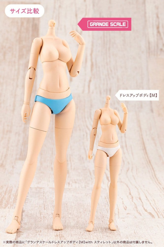 Sousaishojoteien Plastic Model Kit Grand Scale Dress Up Body M with Stylet 25 cm 4