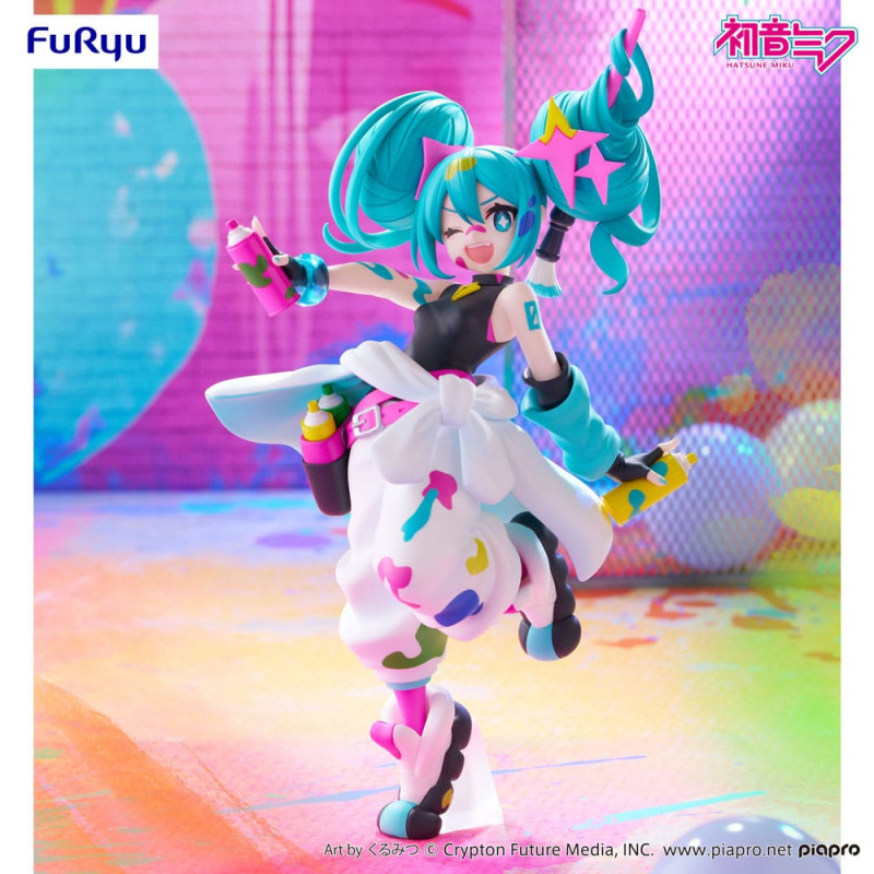 Hatsune Miku Trio-Try-iT PVC Statue Miku Paint Girl 19 cm 9