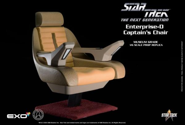 Star Trek: The Next Generation 1/6 Enterprise-D Captain's Chair 19 cm 6